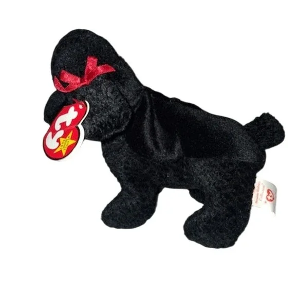 Ty Beanie Baby Gigi the Black Poodle Vintage 1998 Plush Toy - Picture 1 of 5